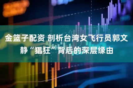 金篮子配资 剖析台湾女飞行员郭文静“猖狂”背后的深层缘由